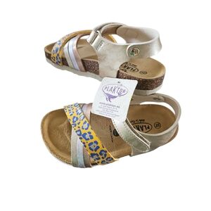 Plakton Size US‎ 10.5 EU27 Girl's Leopard Print Sandals - Multicolor